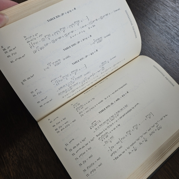 Standard Mathematical Tables 12th Edition 1959 Antique Green Hardcover Book - Picture 6 of 6